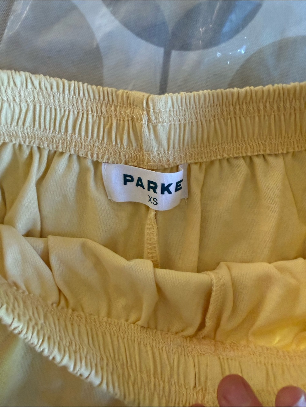 Parke Summerland Yellow Cotton Boxer Shorts - Picture 3 of 4